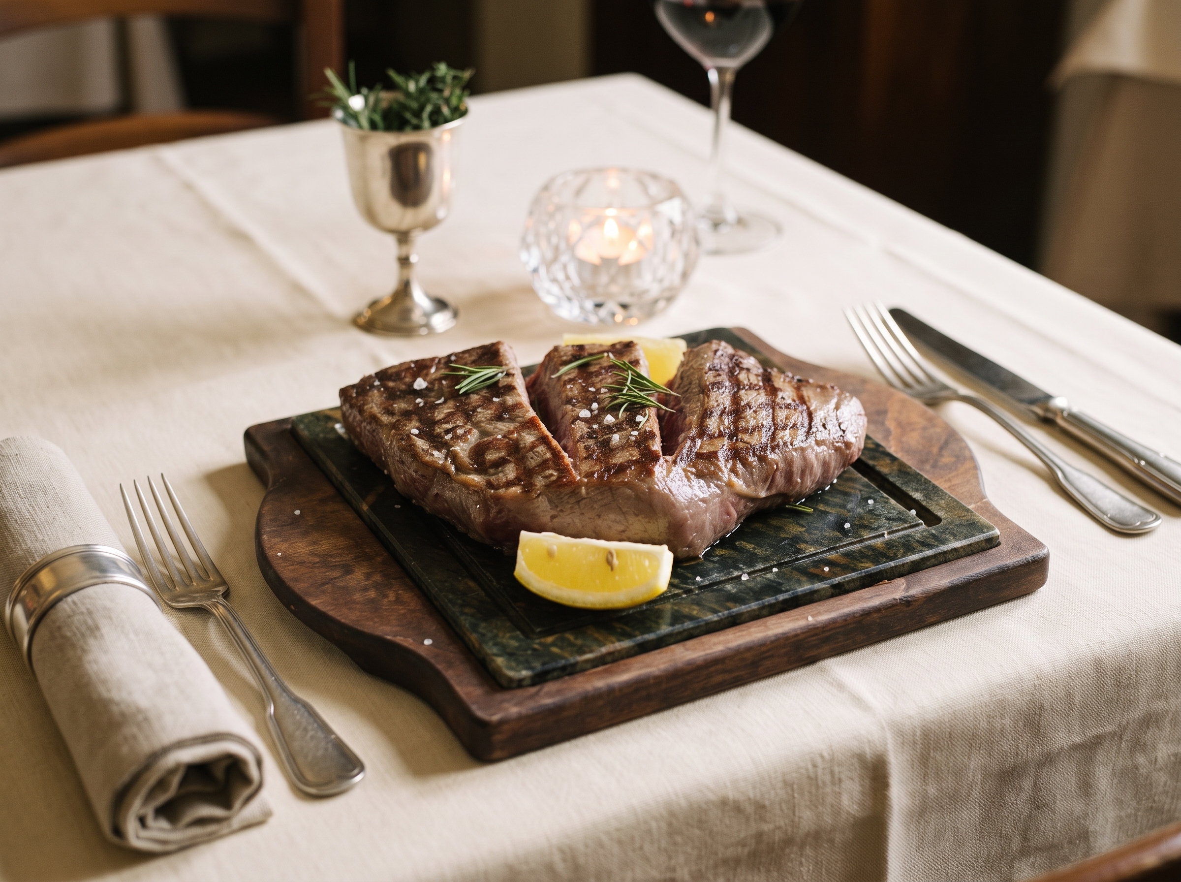Tagliata di fassona alla griglia